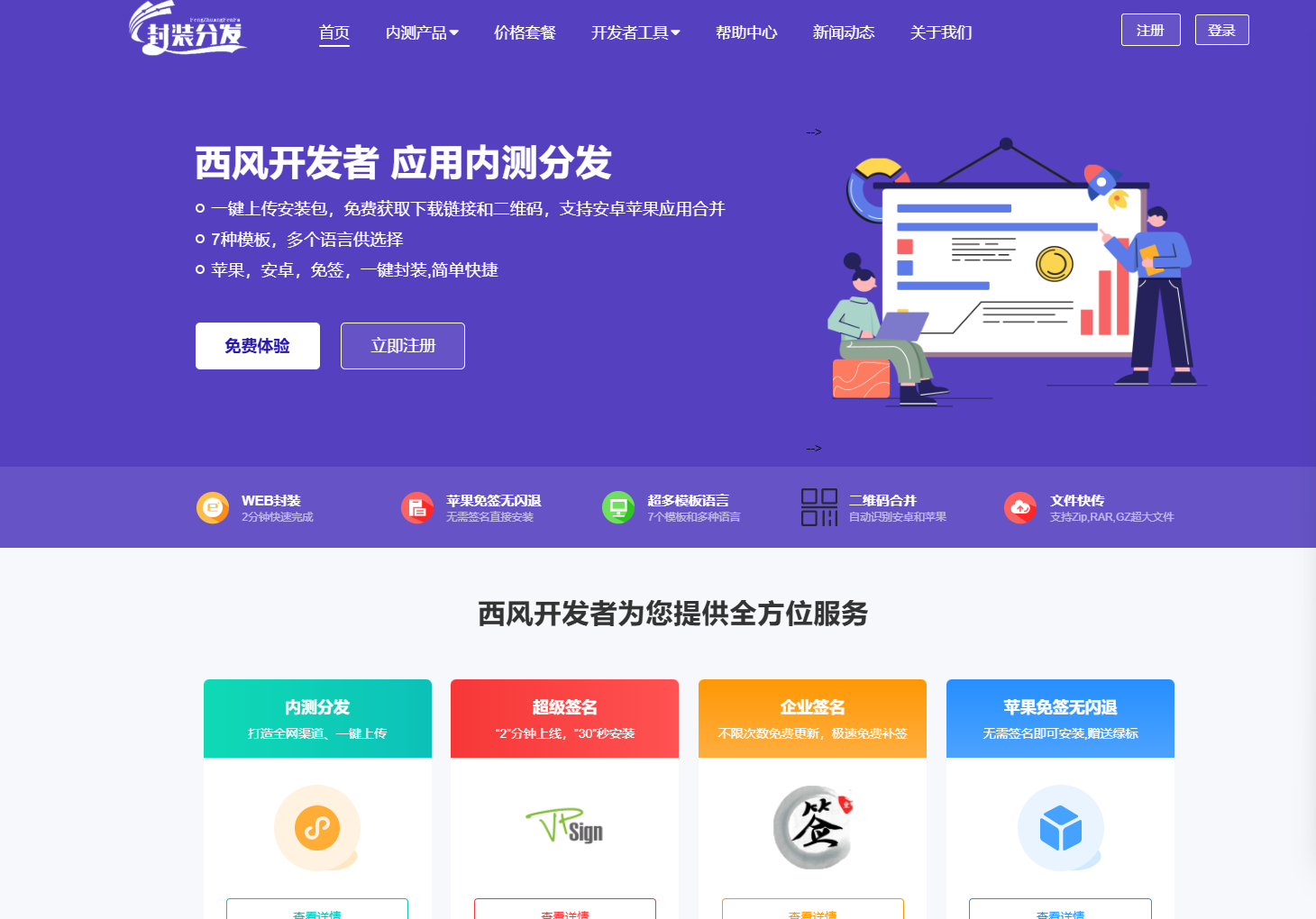 【2025修复】仿第八区APP分发系统源码 | 免签封装+多端打包 | 支持安卓/IOS/EXE分发+企业签名 | 附搭建文档教程-朝晞小屋
