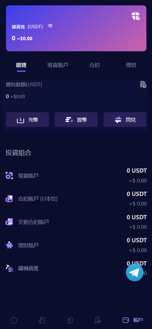 图片[5]-Vexus多语言虚拟货币交易所/java交易所源码/模拟账户+现货交易+永续合约+交割合约+基金理财+锁仓挖矿+质押贷款+闪兑-朝晞小屋